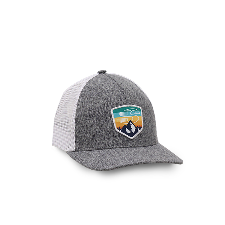 Storm Patch Snapback Hat White